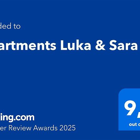 Apartments Luka & Sara زادار المظهر الخارجي الصورة